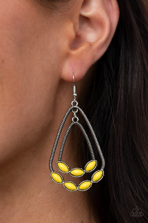 Summer Staycation Yellow ✧ Earrings Earrings