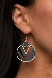 Petrified Posh Black ✧ Wood Earrings Earrings