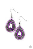 Beaded Bonanza Purple ✧ Earrings Earrings