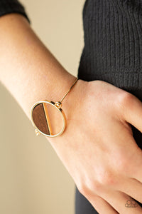 Bracelet Toggle,Brown,Gold,Timber Trade Gold ✧ Bracelet