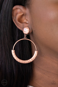 Copper,Earrings Clip-On,Rustic Horizons Copper ✧ Clip-On Earrings