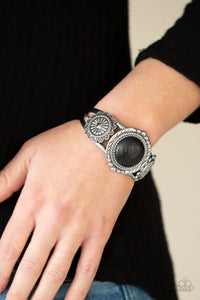 Black,Bracelet Cuff,Mojave Motif Black ✧ Bracelet