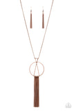 Apparatus Applique Copper ✧ Necklace Long