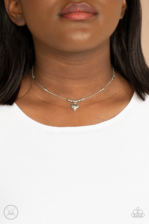 Casual Crush Silver  Choker ✧ Choker Necklace Choker Necklace