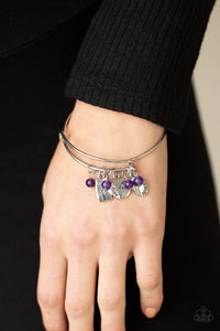 Bracelet Toggle,Faith,Inspirational,Purple,GROWING Strong Purple ✧ Bracelet