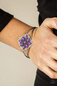 Bracelet Cuff,Purple,Happily Ever APPLIQUE Purple  ✧ Bracelet