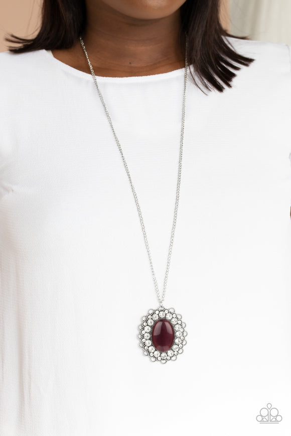 Oh My Medallion Purple ✨ Necklace Long