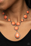 Terrestrial Trailblazer Orange ✨ Necklace Short