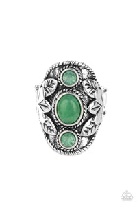 Green,Jade,Ring Wide Back,PALMS Up Green ✧ Ring