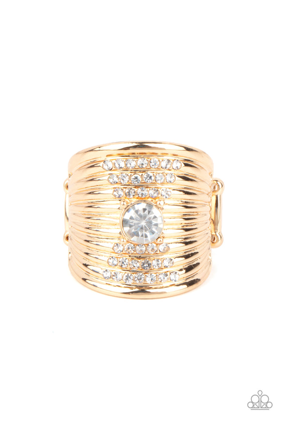 Crystal Corsets Gold ✧ Ring Ring