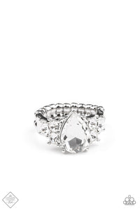 Fiercely 5th Avenue,Ring Skinny Back,White,Happily Ever Eloquent ✧ Ring