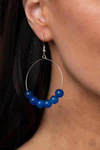 Blue,Earrings Fish Hook,Lapis,Let It Slide Blue ✧ Earrings