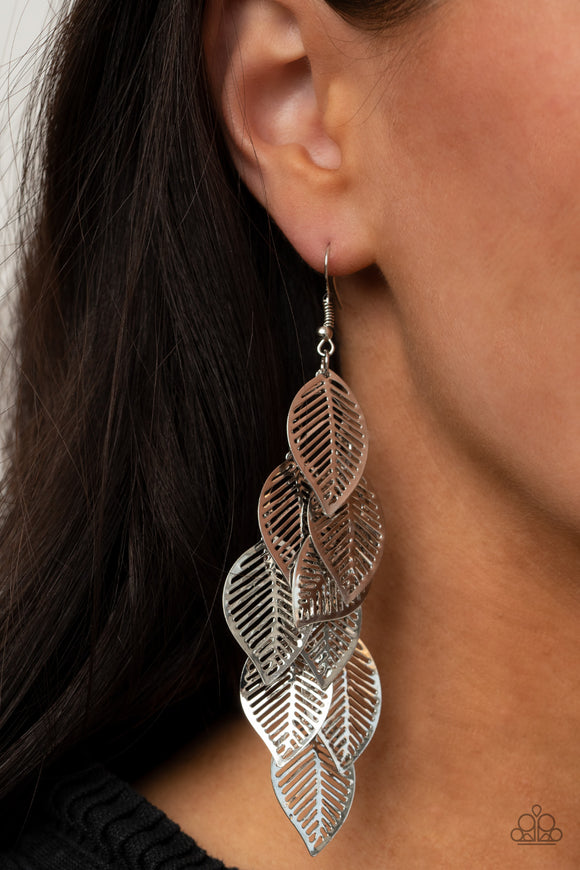 Limitlessly Leafy Silver ✧ Earrings Earrings