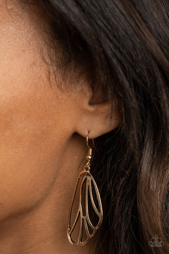 Turn Into A Butterfly Gold ✧ Earrings Earrings