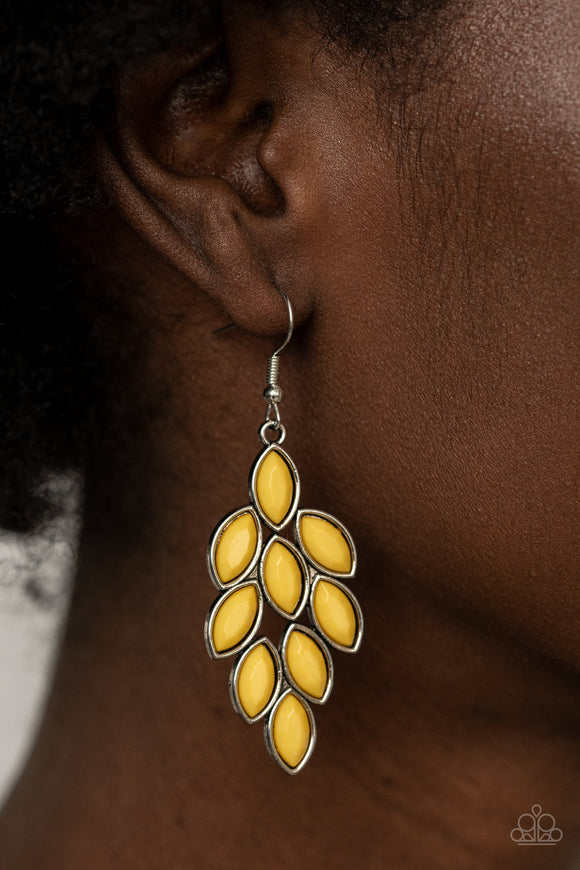 Flamboyant Foliage Yellow ✧ Earrings Earrings
