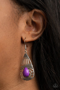Earrings Fish Hook,Purple,Eastern Essence Purple ✧ Earrings