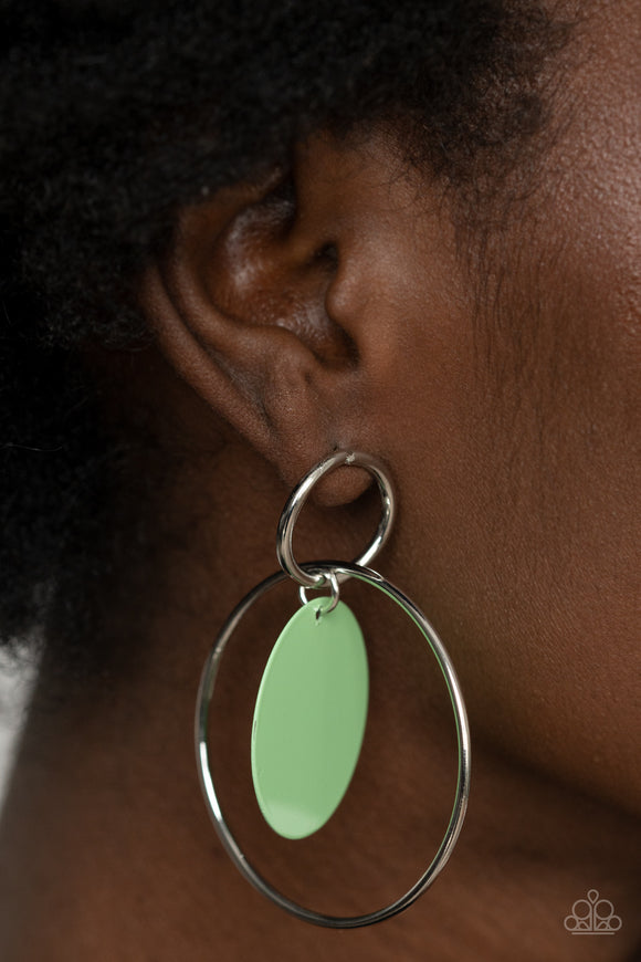 POP, Look, and Listen Green ✧ Post Earrings Post Earrings