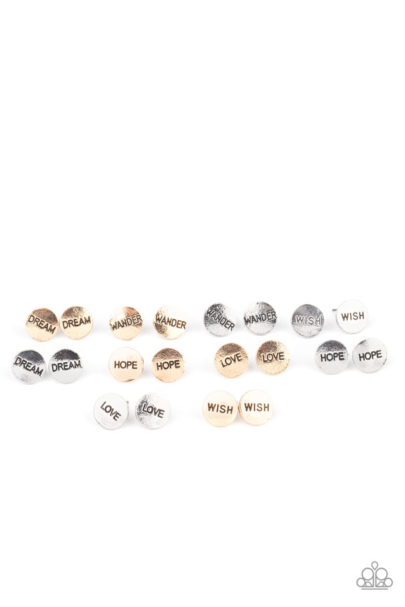 Metallic Inspirational Starlet Shimmer Earrings SS Earring
