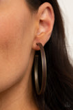 Fearless Flavor Brass ✧ Leather Hoop Earrings Hoop Earrings