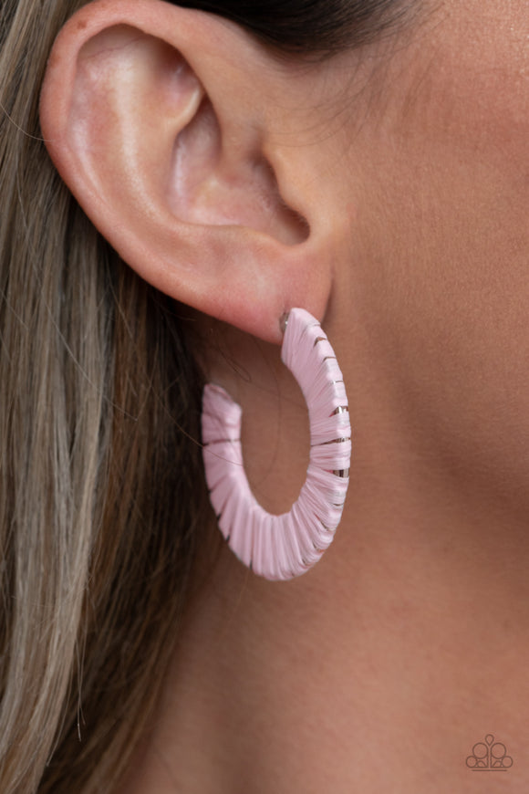 A Chance of RAINBOWS Pink ✧ Hoop Earrings Hoop Earrings