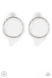 Clear The Way! White ✧ Acrylic Post Jacket Earrings Post Jacket Earrings