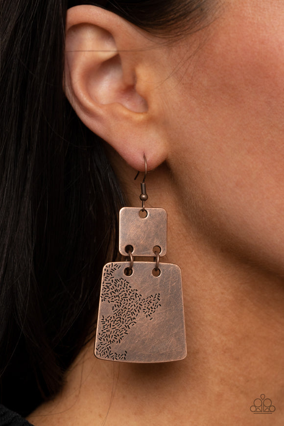 Tagging Along Copper ✧ Earrings Earrings