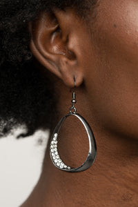 Black,Earrings Fish Hook,Gunmetal,Fiercely Flauntable Black ✧ Earrings