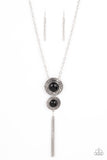 Abstract Artistry Black ✧ Necklace Long