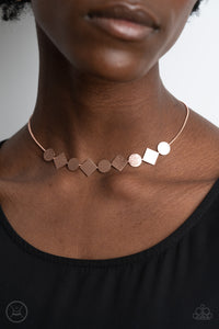 Copper,Necklace Choker,Necklace Short,Dont Get Bent Out Of Shape Copper ✧ Choker Necklace