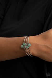 Bracelet Cuff,Green,Jade,Eco Enthusiast Green  ✧ Bracelet