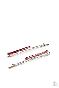 Bobby Pin,Red,Satisfactory Sparkle Red ✧ Bobby Pin