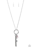 Unlock Your Sparkle Pink ✨ Necklace Long