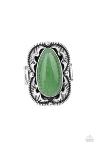 Green,Jade,Ring Wide Back,Mystical Mambo Green ✧ Ring