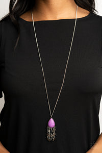 Necklace Long,Purple,Musically Mojave Purple ✨ Necklace