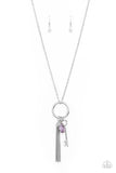 Unlock Your Sparkle Purple ✨ Necklace Long