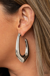 Earrings Hoop,Silver,Find Your Anchor Silver ✧ Hoop Earrings