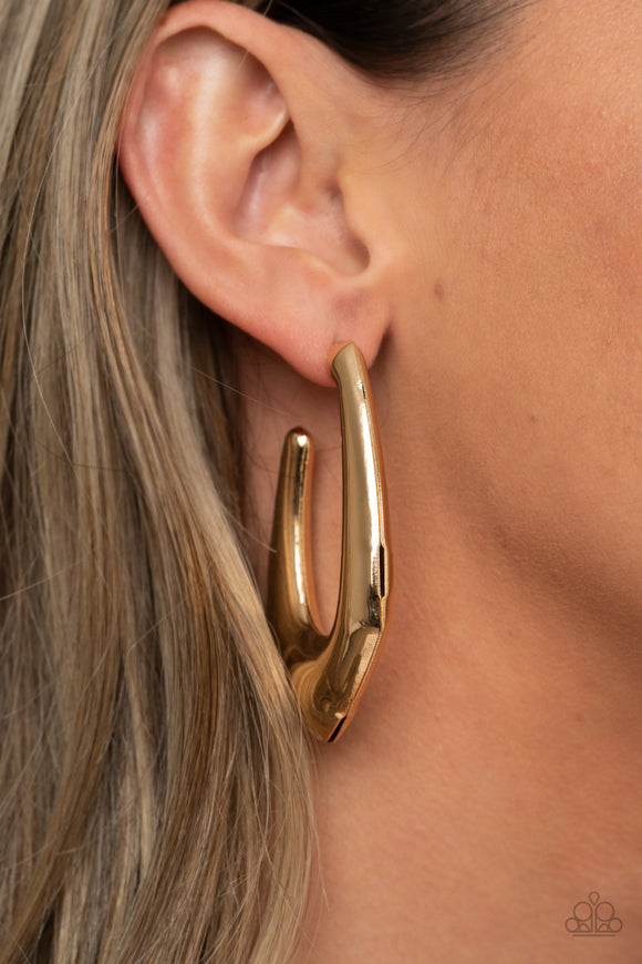 Find Your Anchor Gold ✧ Hoop Earrings Hoop Earrings