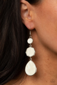 Earrings Fish Hook,White,Progressively Posh White ✧ Earrings