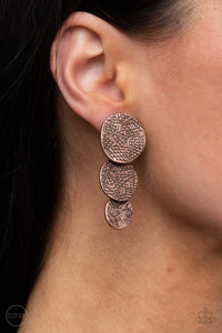 Copper,Earrings Clip-On,Ancient Antiquity Copper ✧ Clip-On Earrings