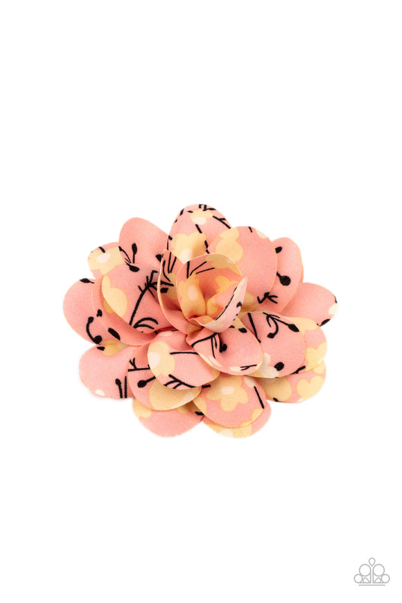 Springtime Eden Orange ✧ Flower Hair Clip Flower Hair Clip Accessory