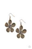 Fresh Florals Brass ✧ Earrings Earrings