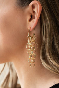 Earrings Hoop,Gold,Long Live The Rebels Gold ✧ Hoop Earrings