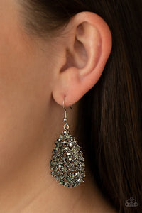Earrings Fish Hook,Hematite,Silver,Daydreamy Dazzle Silver ✧ Earrings