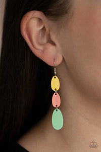 Earrings Fish Hook,Multi-Colored,Rainbow Drops Multi ✧ Earrings