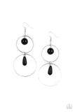 Cultured in Couture Black ✧ Earrings Earrings