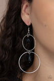 Cultured in Couture Black ✧ Earrings Earrings