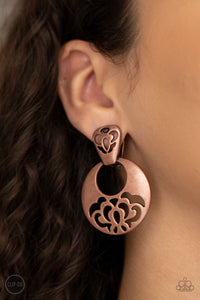 Copper,Earrings Clip-On,Industrial Eden Copper ✧ Clip-On Earrings
