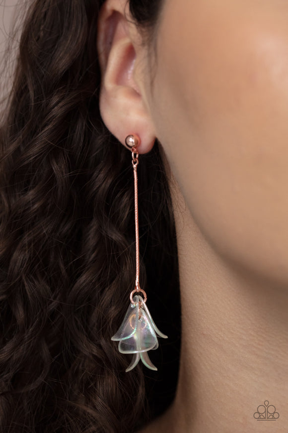 Keep Them In Suspense Copper ✧ Acrylic Post Earrings Post Earrings