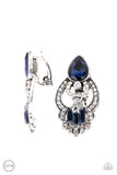 Glamour Gauntlet Blue ✧ Clip-On Earrings Clip-On Earrings