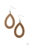 Tear Tracks Orange ✧ Earrings Earrings